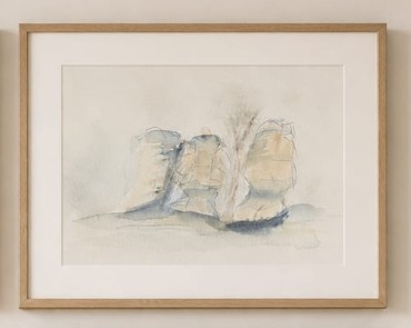 Kelchsteine aus der Serie " Orte im Nebel" Zeitgenössische Kunst